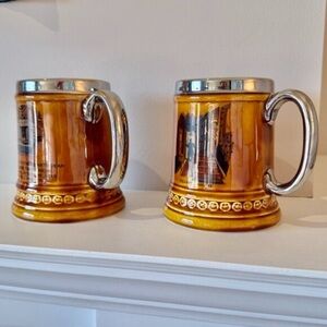 Vintage 1960s Lord Nelson England Funny Beer Steins